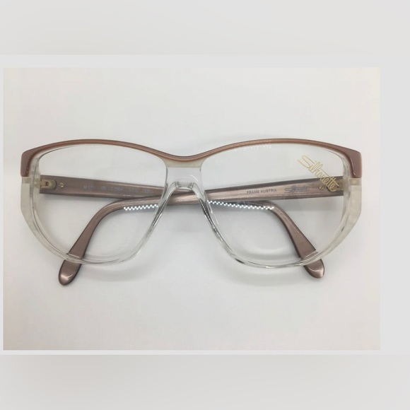 Brand new old stock, vintage Silhouettes Brown Rose and Mother of Pearl - Picture 2 of 3